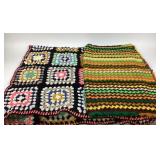 Crochet Afghan Blankets Multicolor Patterns
