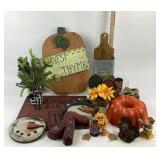 Fall, Pumpkin, Snowman, Turkey Decor