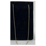 14k gold necklace 1.38 grams