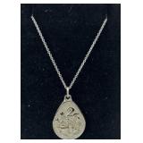 Sterling Disney World 25th anniversary necklace.