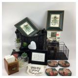 Framed Herb Prints, Coffee Coasters, Home Decor, W