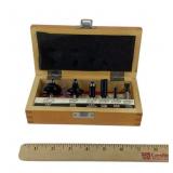Craftsman Router Bit Set in Wooden Case