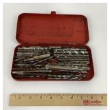 Kennedy Metal Drill Bits in Red Case