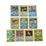 10 Pokemon Vintage Trading Cards
