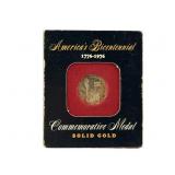 10k America's Bicentennial Commemorative Medal