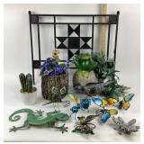 Metal Wall Art, Garden Decor, Animal Accents, Inse