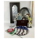 Decorative Items, Teddy Bear, Plaque, Tray