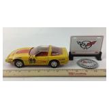 Corvette Collection: Race Car, Mini License Plate,