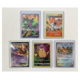 5 Pokemon Trading Cards