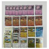30 Pokemon Eevee Trading Cards