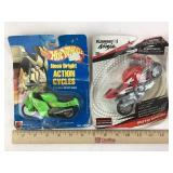NOS 1992 Hot Wheels Neon Bright Action Cycles &
