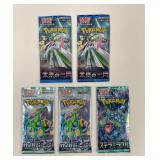 5 Pokemon Sealed Packs