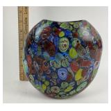 Millefiori Glass Vase