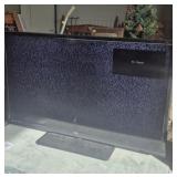 TCL 40 in. Television Crack In Screen Powers On.