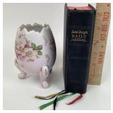 Inarco Porcelain Egg & 1961 Saint Joseph Daily Mis