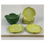 Cabbage Leaf Ceramics, Made in Portugal