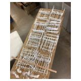 White Metal Store Display Racks