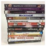 DVDs Featuring Rocketman, Madea, Military History
