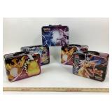 Pokemon Lunch Tins With Pikachu, Charizard
