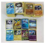 Pokemon Trading Cards With Pikachu V, Emolga, Brel