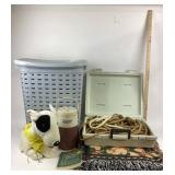 Coleman Cooler, Rope, Tapestry Throws, Plush Dog,