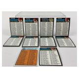 1971 Topps baseball card & coin checklist cards