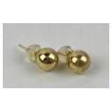 14k gold earrings. Weight not including plastic
