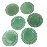 Jade Ware Scallop Plates by Sebring