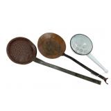 Copper Enamel Skimmers, Strainers