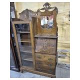 Quarter-Sawn Oak Side-By-Side Secretary Desk &
