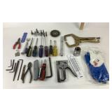 Hand Tools Including Screwdrivers, Pliers, Wrenche