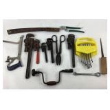 Hand Tools Including Wrenches, Saws, Pliers