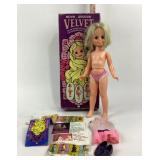 Movin Groovin Velvet Doll With Box, Accessories