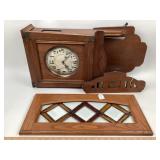 Junghans Wall Clock & Stained Glass Pane