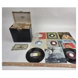 Vinyl records 45's: ray Peterson, Johnny Preston,