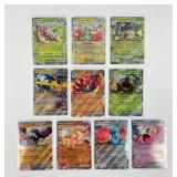 10 Pokemon Trading Cards