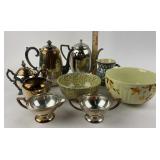 Jewel T bowl with Flourscent glaze,