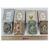 (4) German Baptism certificate cards in boxes