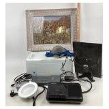 Sony Cassette-Corder, HP Deskjet Printer, Electric