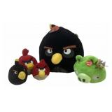 Angry Birds Plush Toys King Pig, Red, Black +