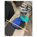 Rubber Outdoor Rug, Metal Tissue Cover, Surge Prot