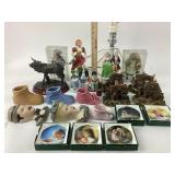 Mr. And Miss Chalkwear heads, Victorian figures