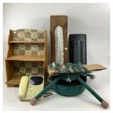 Emerson Telephone, Heavy Duty Tree Stand, Wooden