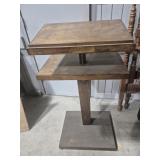 Wood Podium 22 in. X 17 in. X 44 in. H