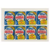 8 Topps 1989 Baseball Trading Card Packs Sealed