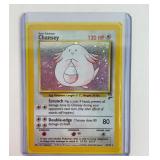 Pokemon Holographic Chansey Trading Card