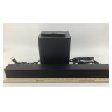 Vizio V21t sound bar and sub woofer, sound bar