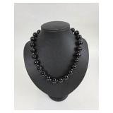 GSJ Co Black Onyx necklace with 14k Stamped clasp