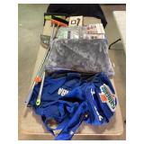 NBA Bag, Blanket, Cleaning Tools, Books, Curtains