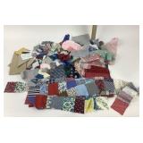 Quilting Fabric Pieces, Assorted Patterns